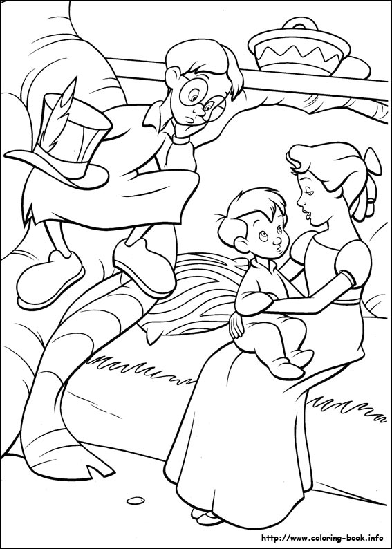 Peter Pan coloring picture